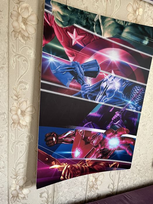 Продам постеры Batman , Spiderman , Marvel