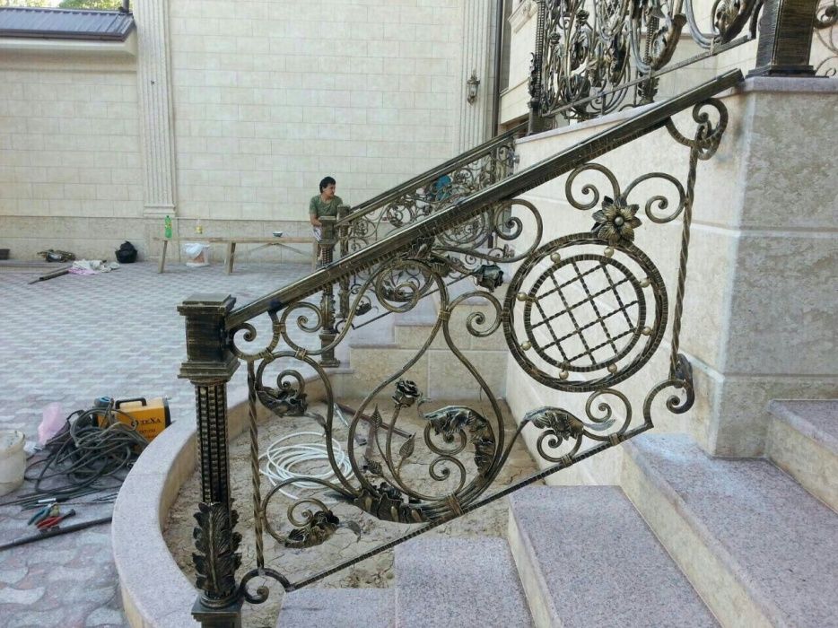 Цех Козерог из поликарбоната навес лексан ковка решетка naves