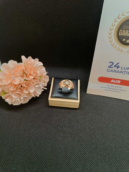 Inel aur 14K 1.69g (Ag16 Moldova b33734) - Garantie 2 ani!