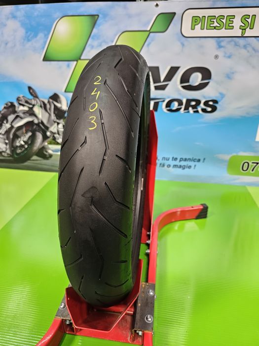 120 70 17 Anvelopa Moto Pirelli Diablo Rosso Cauciuc Fata C2403