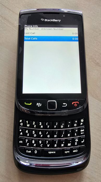 BlackBerry 9800 Torch, life timer 0.00 мин., чисто нови, без батерии
