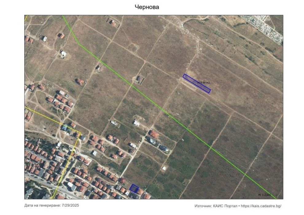 Продажба Парцел гр. Асеновград 1440m²
