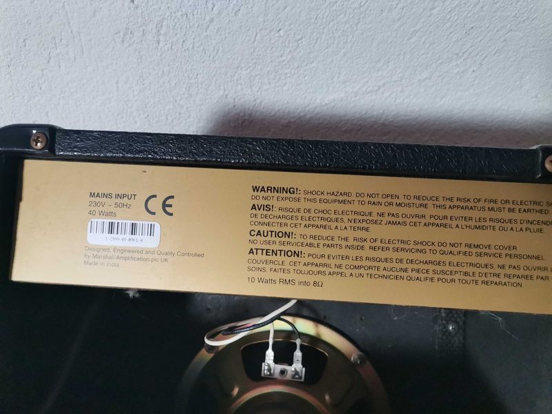 Кубе - Marshall G10MK