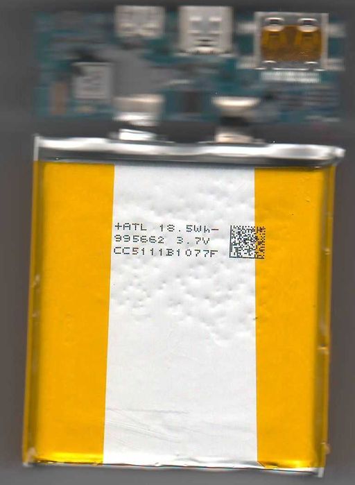 Литиевый аккумулятор 3,7в, 5Ач 5000мАч, Li-ion 18,5Wh 3,7V 5000mAh