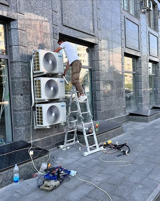 Установка кондиционер