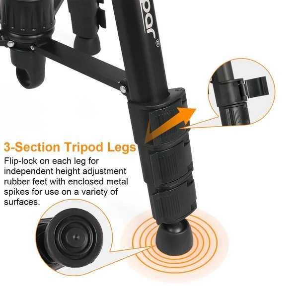Статив  /Tripod Huepar TPD14  за лазерни нивелири, фотоапарати, камери