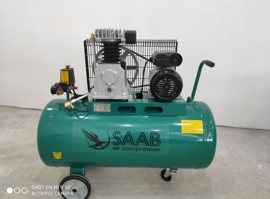 компрессор воздушный 100 л Kompressor SGY2055 SAAB