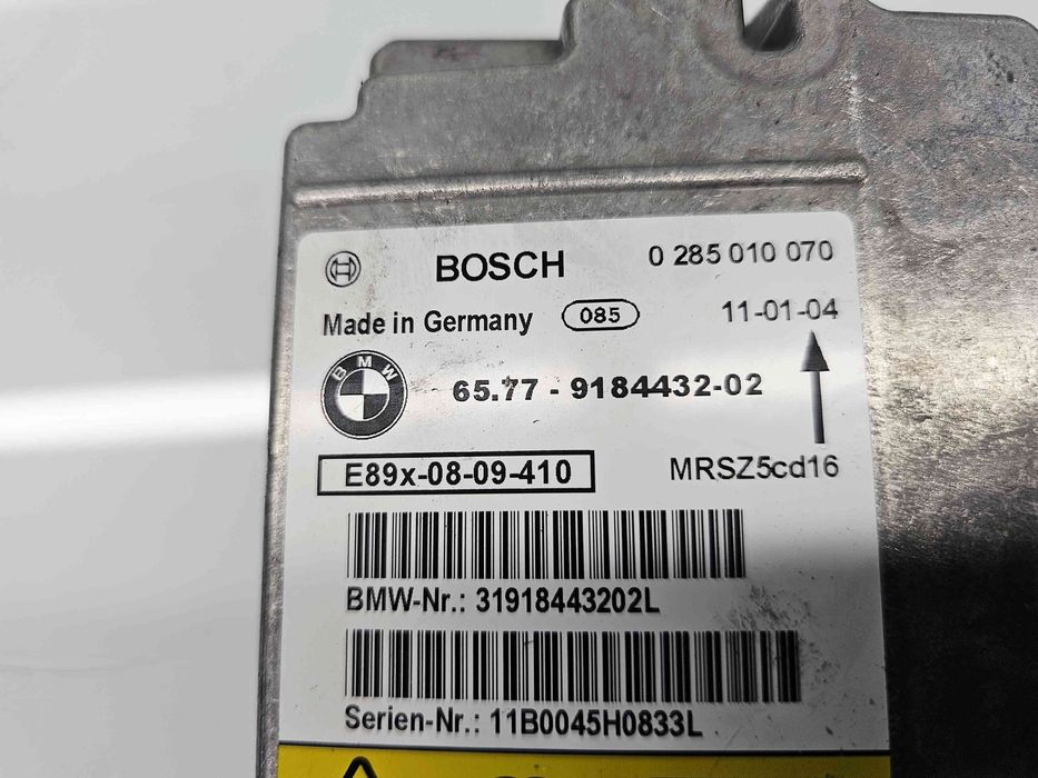 Calculator airbag  Bmw 3 (E90) [Fabr 2005-2011] 9184432 2.0 N47D 105KW