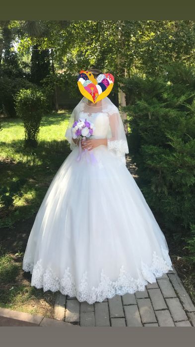 Продам свадебное платье размер 42-44