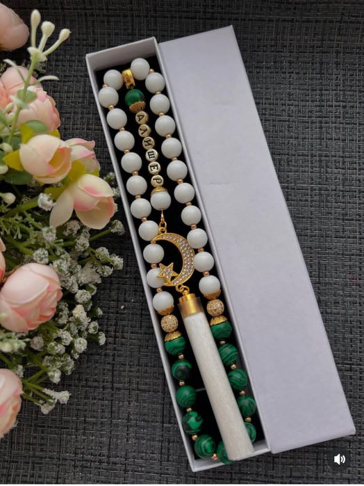 Тасбих/Таспих ручной работы из натуральных камней(четки)