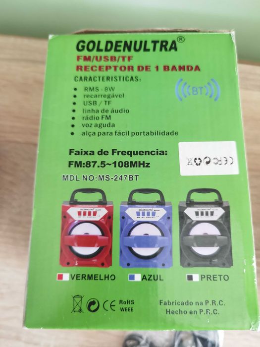 Портативна колона MS-247BT FM Bluetooth USB