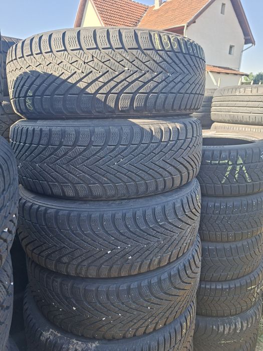 150 lei bucata! Anvelope M+S/IARNA 195 55 r16 Fulda Hankook Pirelli Semperit Bridgestone Dunlop ! 7 mm