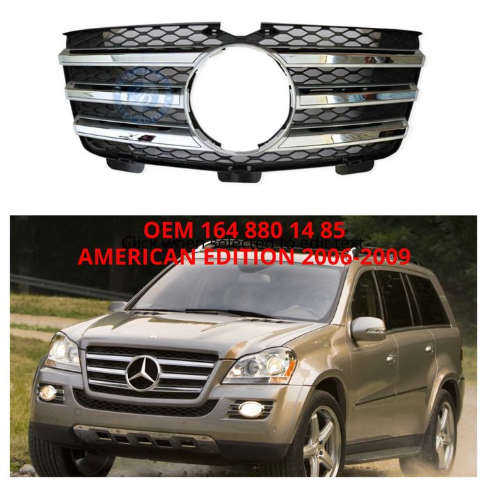 Чисто нова Решетка / маска за автомобил Mercedes GL 164 09-12 г.