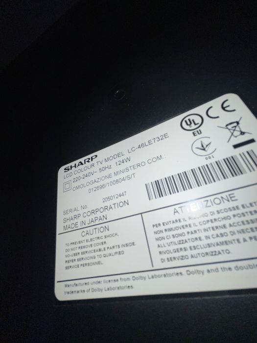 Tv Sharp Aquos non smart