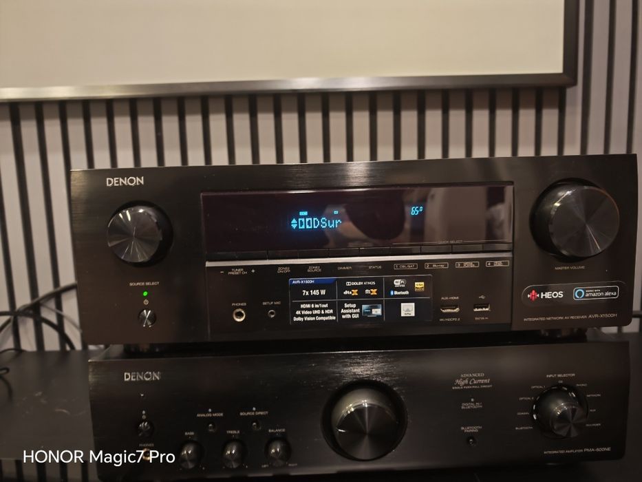 AV Receiver Denon AVR-X1500H Dolby Atmos 7.2