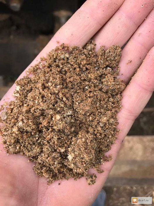 песок, чернозем, дресва, щебень