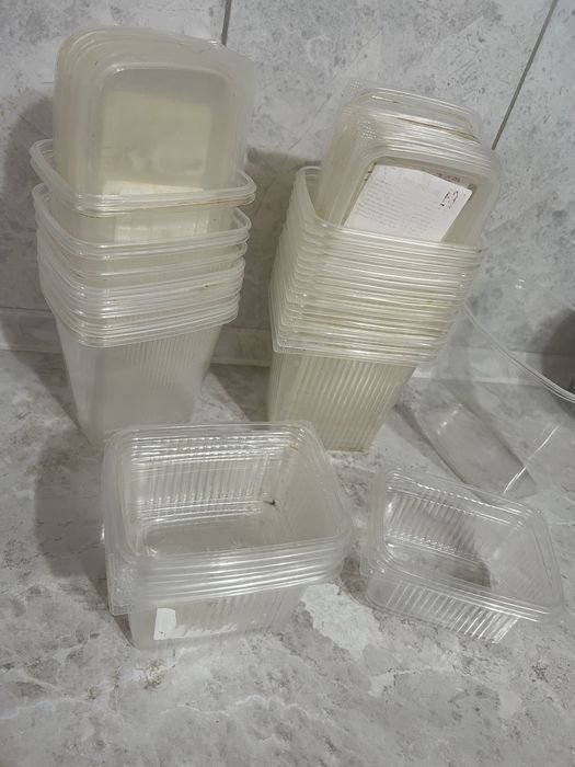 Одноразовые контейнеры пластиковые