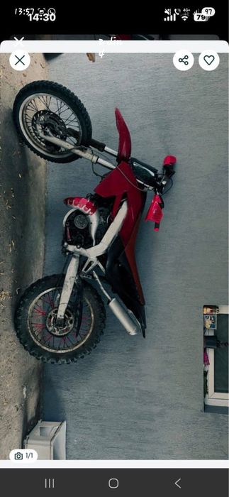 Vând sau schimb cross aprilia rx 80