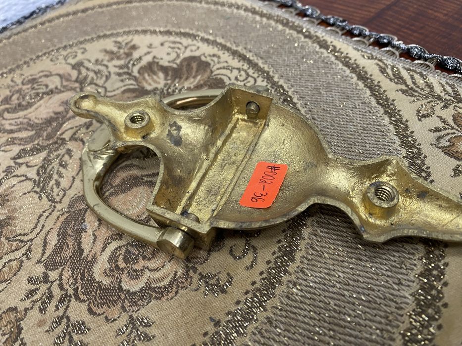 Чукало за врата хлопка от масивен месинг