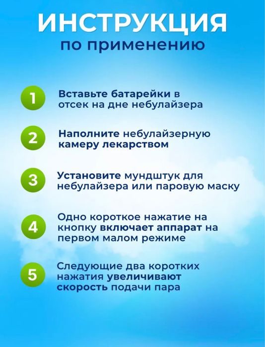 Ингалятор небулайзер