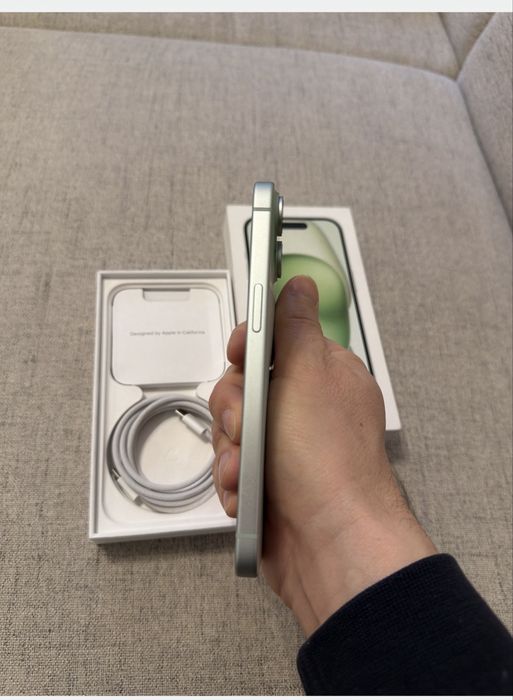 iphone 15 green 256gb absolut ca NOU