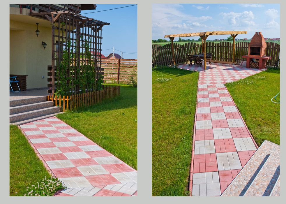 Fabrica de pavaje, pavele pentru gradina. Montaj pavaj