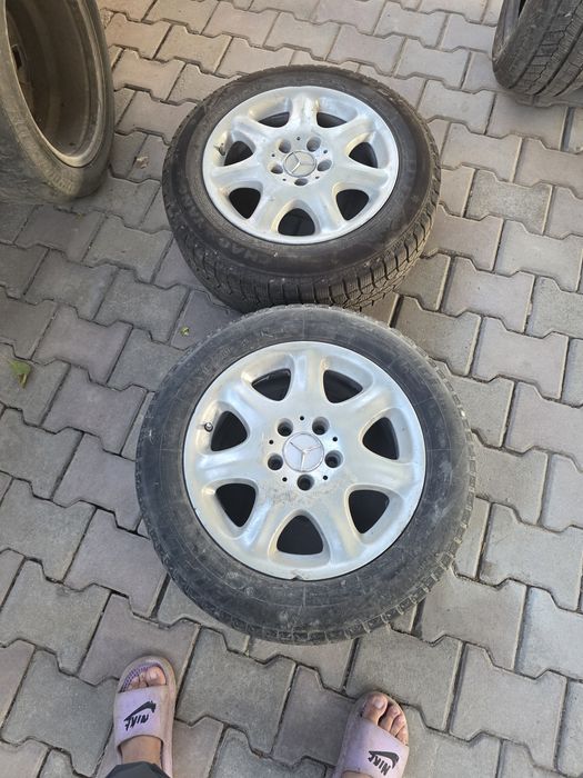 Диски с резиной мерседес 210