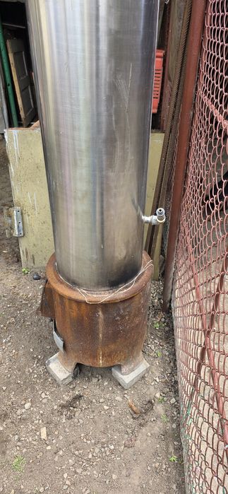 Vând cazan inox 120L