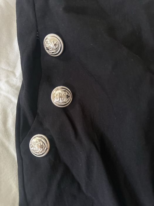 Черен спортно-елегантен панталон