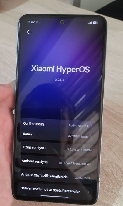 Redmi note 14 Mediatek helio G99