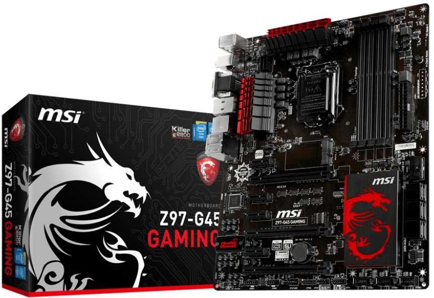 Дъно Дънна платка MSI Z97-G45 GAMING 1150 32GB DDR3 OVERCLOCK