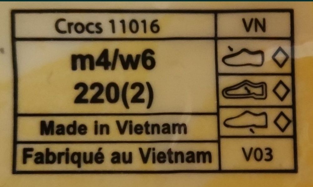 Желтые сабо CROCS Bayaband Clog