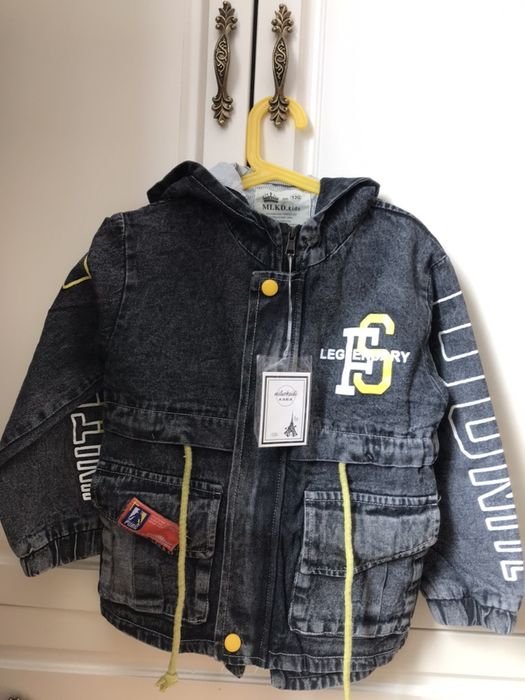 Детская джинсовая куртка новая