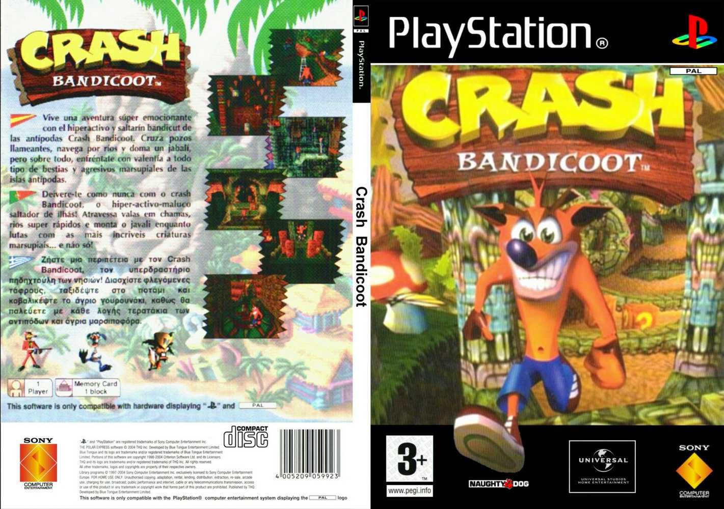 Все части игры на приставку Sony PS 1 **Crash Bandicoot**: 21 000 сум - Игры  для приставок Фергана на Olx