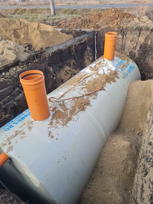 Fosa septica cu montaj