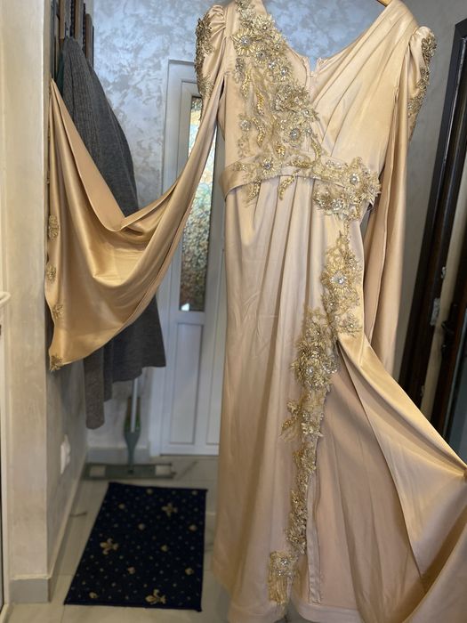 Rochie eleganta de nunta culoarea crem