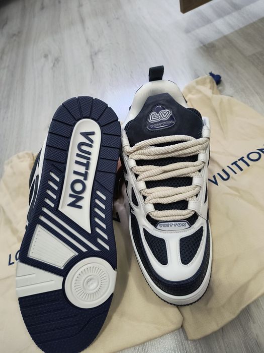 Louis Vuitton skates navy blue 44