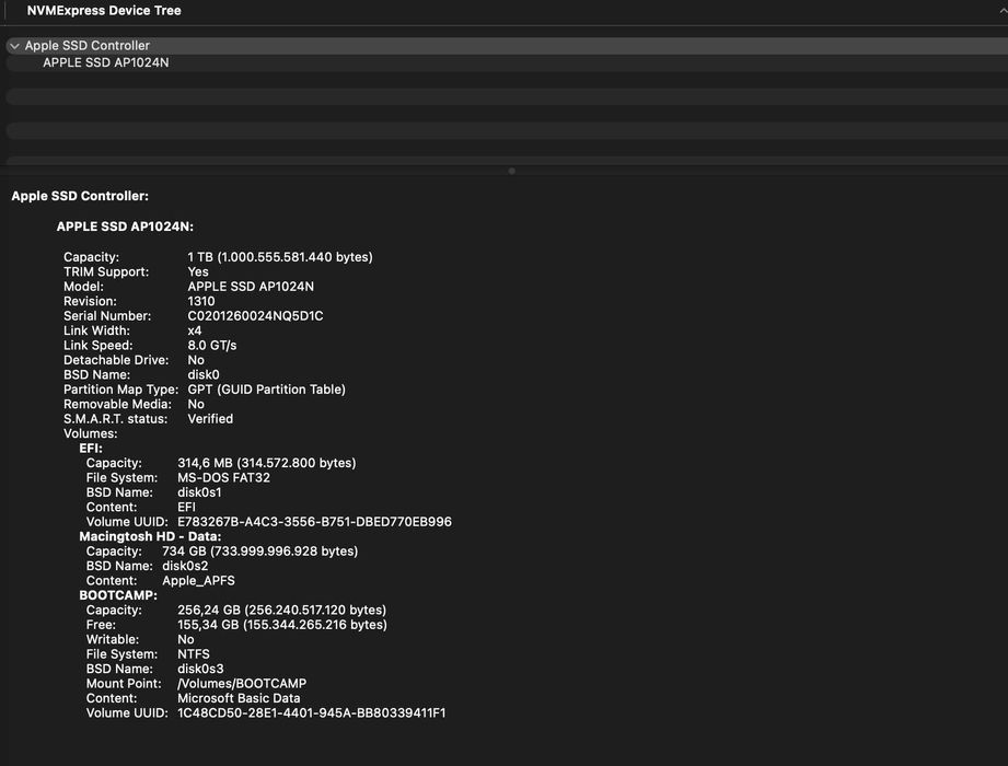 MacBook Pro 16 i9 32gb RAM 1tb ssd Radeon Pro 5500m 8GB