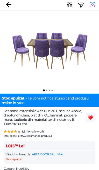 Vând 3  mese extensibile