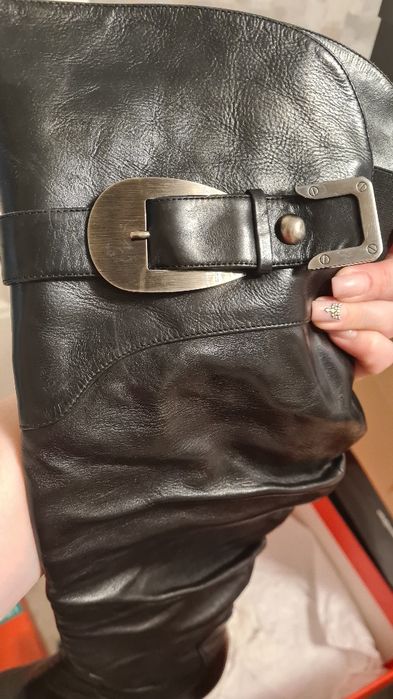 Италия, 38р, димесезон ботфорты