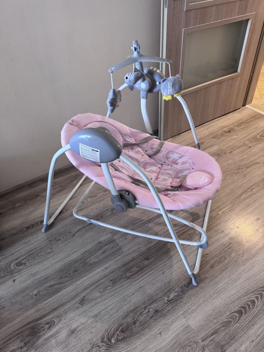 CHIPOLINO Електрическа бебешка люлка - шезлонг НУКС ПУДРА
