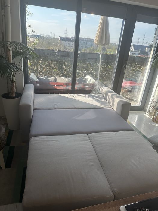 Vand canapea 2 locuri extensie tip pat