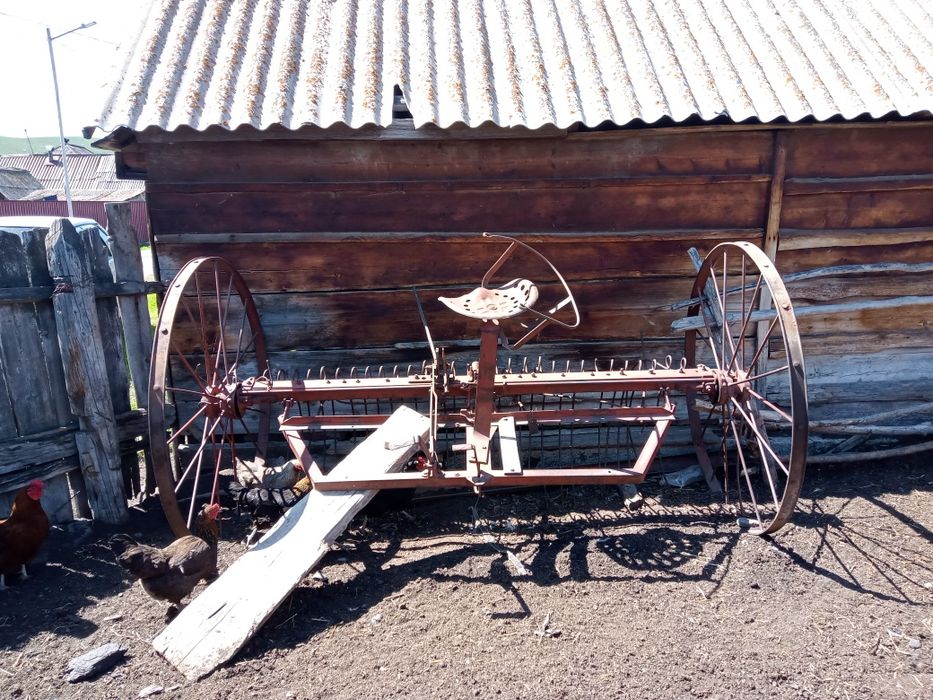 Конные поперечные грабли, Ат грабок