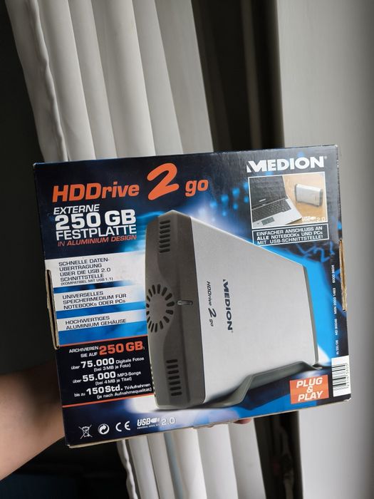 HDD Extern Medion 250 GB