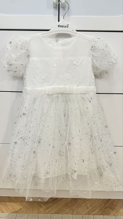 Новое платье снежинки 98-110 размер