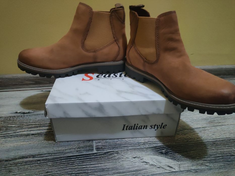 Дамски боти - естествена кожа