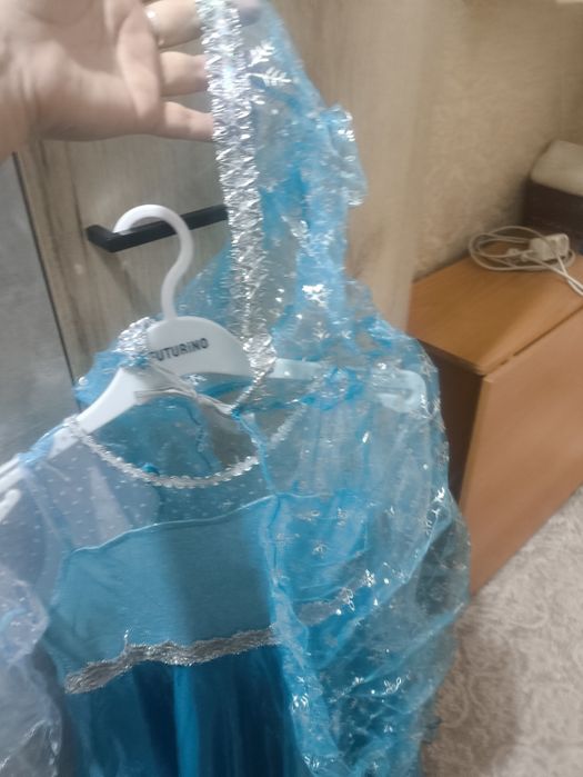 Эльза костюм на 5-7 лет