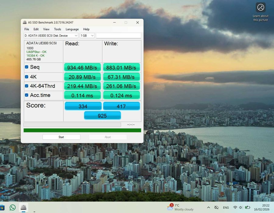 Memorie USB Adata UE800 512GB USB-C Silver