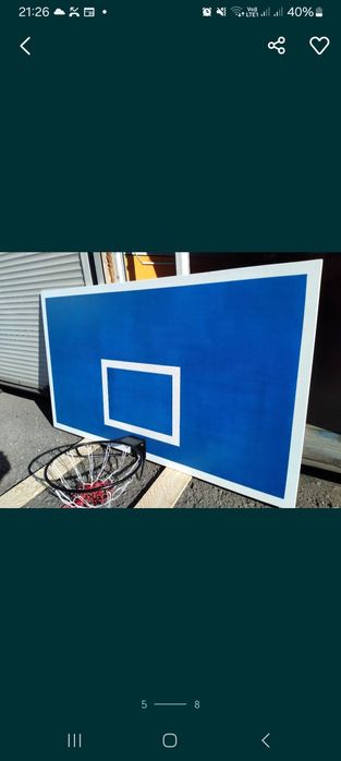 Баскетбольный щит с кольцом