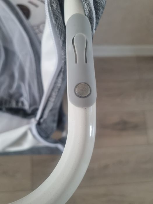 Манеж детский серый